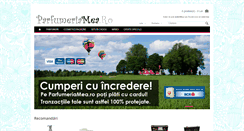 Desktop Screenshot of parfumeriamea.ro